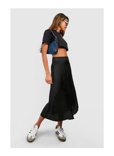 Buy Satin Bias Midaxi Skirt in Saudi Arabia