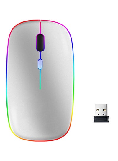 اشتري New Dual Mode 5.0 Bluetooth Wireless Mouse في السعودية