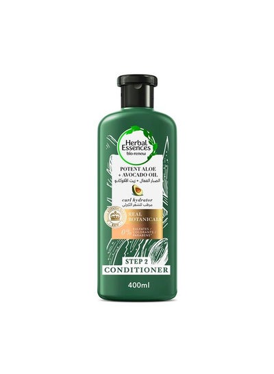 Buy Sulfate-Free Potent Aloe With Avocado Oil Hair Conditioner For Curl Hydration And Moisturizing 400ml in Egypt