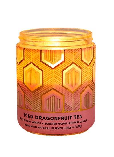 Buy Iced Dragonfruit Tea  Single Wick Candle in UAE