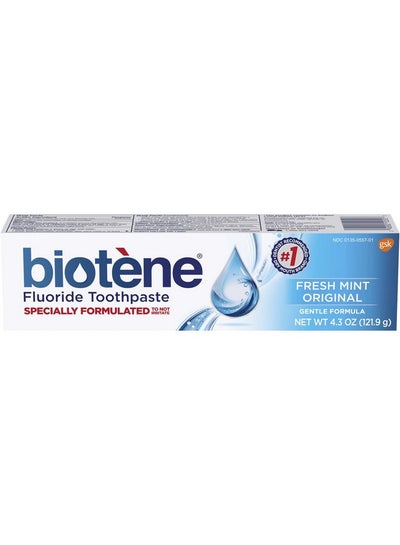 Buy Biotene Toothpaste Fresh Mint 4.3 Ounce (Pack Of 5) in UAE