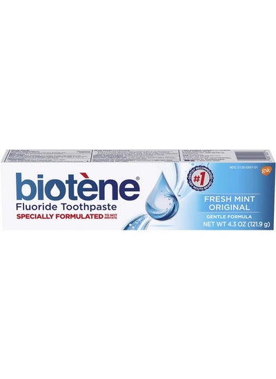 Buy Biotene Toothpaste Fresh Mint 4.3 Ounce (Pack Of 5) in UAE