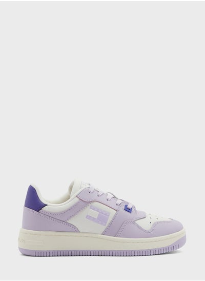 Buy Retro Basket Tonal Logo Low Top Sneakers in Saudi Arabia