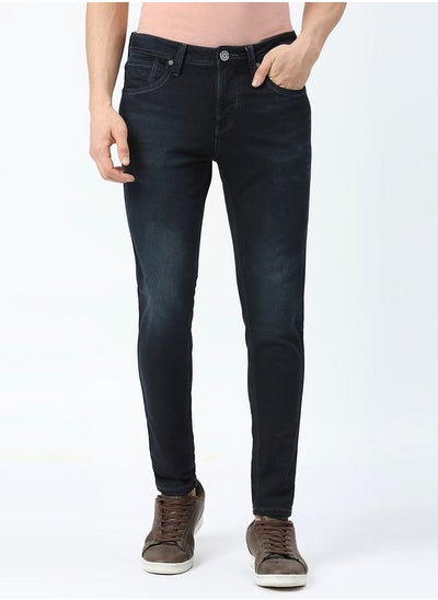 Buy Mid Rise Low Fade Jeans With Pocket Detail in Saudi Arabia