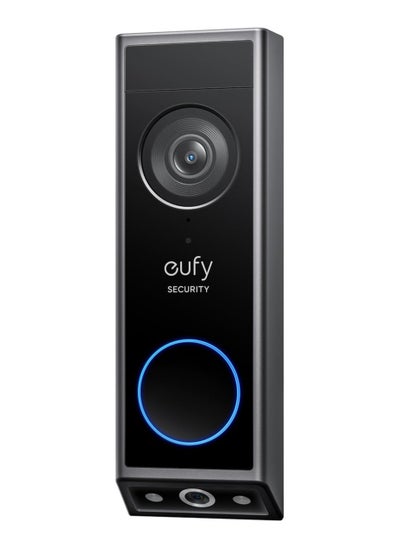 اشتري eufy Security Video Doorbell E340 (Battery Powered), Dual Cameras with Delivery Guard, 2K Full HD and Color Night Vision, HomeBase S380 Compatible, No Monthly Fee في الامارات