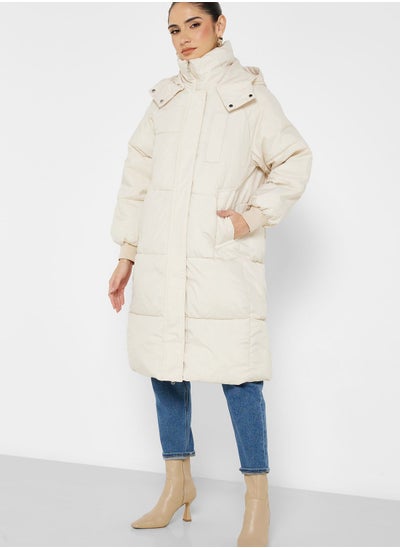 Buy Classic Longline Padded Jacket in Saudi Arabia