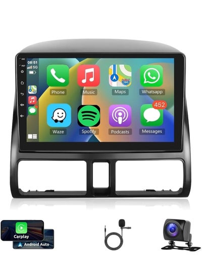 Buy Android Car Stereo For Honda CRV 2002-2006 Support Apple Carplay Android Auto Wireless Bluetooth USB DSP AHD Camera Included IPS Touch Screen in UAE