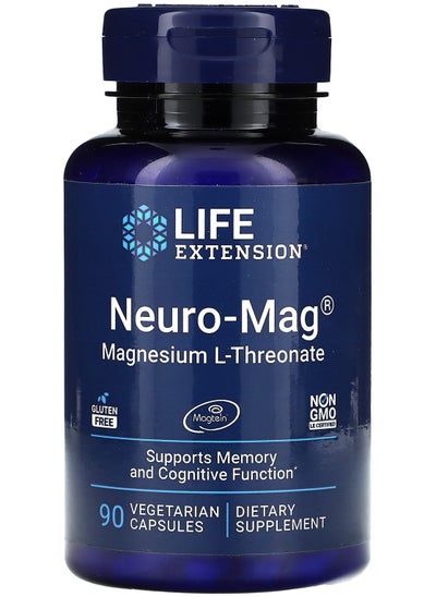 Buy Neuro-Mag, Magnesium L-Threonate, 90 Vegetarian Capsules in UAE