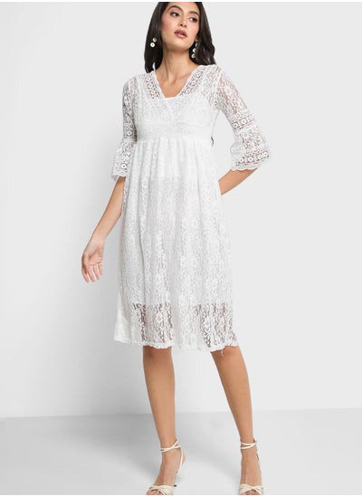 Buy Lace A-Line Dress in UAE