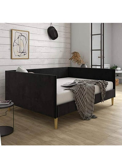 Buy 3 Seater Sofa Bed 200×100×120 cm - Black in Saudi Arabia