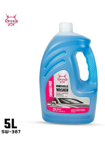 Buy Windshield Washer 5L Cleans Protects Windshield Concentrated SWORD PRO SW387 in Saudi Arabia