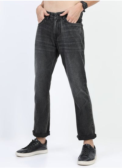 اشتري Mid Rise Jeans with Button Closure في السعودية