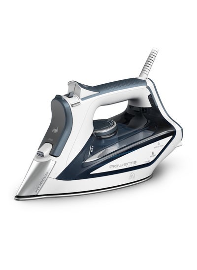 Buy Rowenta Iron Focus Stainless Steel Soleplate Steam Iron For Clothes 400 Microsteam Holes Powerful Steam Blast Leakproof Lighweight 1725 Watts Ironing Blue Clothes Iron Dw5280 in UAE