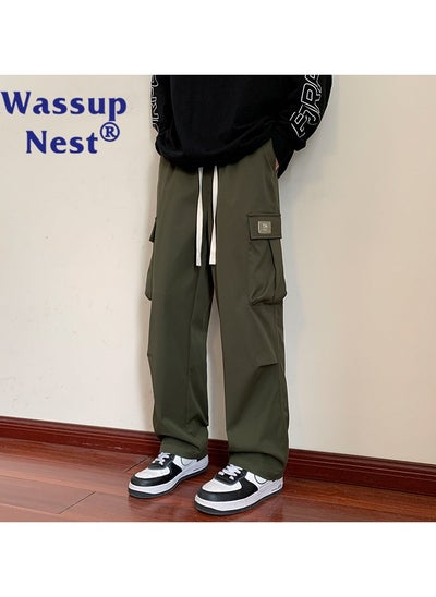 اشتري New WASSUP NEST Fashion Straight Casual Pants في السعودية