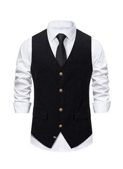 اشتري New Fashionable Herringbone Patterned Suit Vest في الامارات