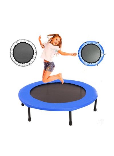 Buy H PRO Mini Trampoline For Kids And Adults| Unisex Child Jump Trampoline| 40 Inch Exercise Trampoline| Fitness Rebounder-Blue in UAE
