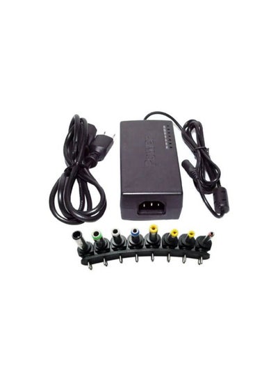 Buy ADAPTER LAPTOP UNIVERSAL MAD, Universal Laptop Charger AC Adapter DC Power Supply with 15 Tips for HP Dell Acer Asus Lenovo Samsung Sony Toshiba Laptop Charger - BLACK in UAE