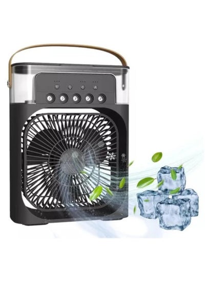 اشتري Mini Cooler Home Humidification, Portable Spray Silent Fan, USB Atmosphere Desktop Cooling Air Conditioner Fan Cooler في الامارات