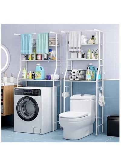 Buy 3 Tier Bathroom Laundry Washing Machine Shelf Rack in Saudi Arabia