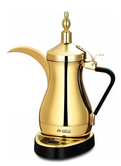 Buy Arabic Electric Dalla Coffee Maker GOLD - Gulf Dalla in UAE