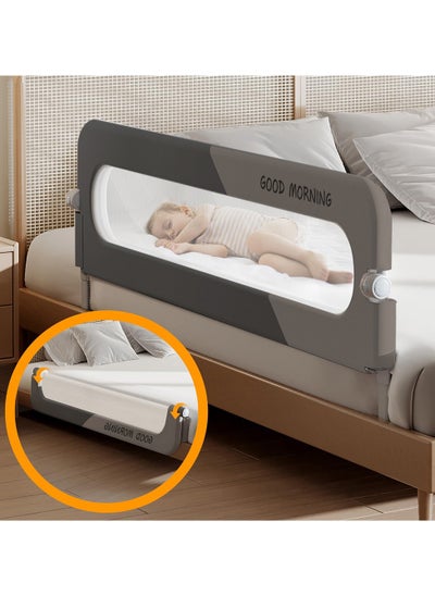 Buy Toddler Bed Rails for Crib, Foldable Bed Rail for Toddlers, Portable Bed Rails Guard Bumper for Kids, Safe Bed Side Rail for Twin, Queen, King, Full Size Beds in Saudi Arabia