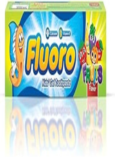 Buy Flouro - Gel Kids Toothpaste with Fruits, 50g in Egypt