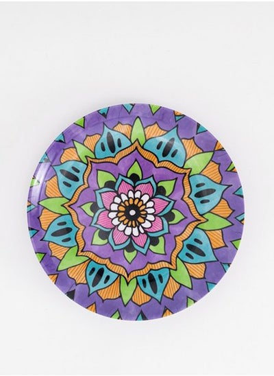 Buy Bright Designs Melamine Dinner Plate  6 Pieces    (D 22cm)Mandala in Egypt