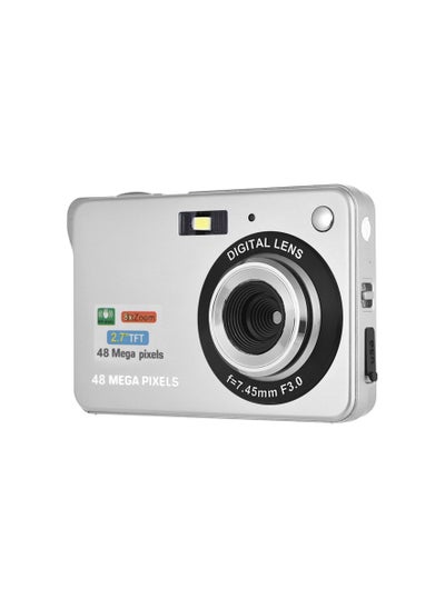 Buy Portable 1080P Digital Camera Video Camcorder 48MP Anti-shake 8X Zoom 2.7 Inch LCD Screen Face Detact Smile Capture Built-in Lithium Battery with Carry Bag Wrist Strap for Kids Teens in UAE