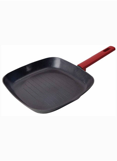 Buy Betty Crocker Non-Stick Grill Pan 26Cm Black in Saudi Arabia