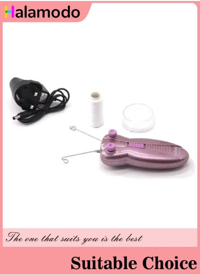 Buy Women's Facial Hair Remover Ladies Electric Beauty Epilator Facial Threading Hair Removal Shaver Face Massager Automatic Threader Machine Epilator for Fine Hairs on Face & Chin & Upper Lip & Arms in UAE