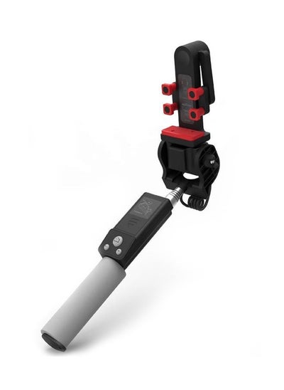 Buy 360 Degree Rotation Bluetooth Selfie Stick Black/Red/Grey in Saudi Arabia