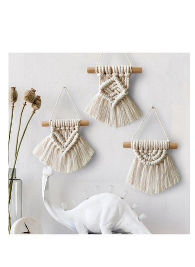 اشتري 1pc mini macrame for wall hanging في مصر