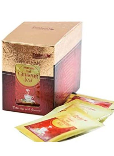 Buy Red Ginseng Instant Tea Granules Natural Ginsenosides Extra Strength Healthy Immunity Vitality Boost Energy 20 Sachet in UAE