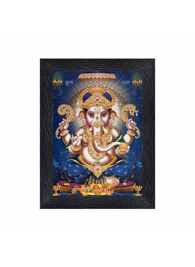 Buy Ganeshji Religious Wood Photo Frames With Acrylic Sheet (Glass) For Worship/Pooja(Photoframe,Multicolour,6X8Inch) 4884 in UAE