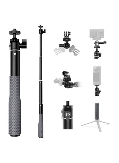 Buy 360° Waterproof Selfie Stick, 25.75" w Hand Strap, Underwater Dive Diving Extension Stick, Pole Monopod for GoPro Hero 12 11 10 9 8 7 6 Go Pro Max Mini Insta360 X3 GO3 DJI Action 3 4 Accessories in UAE