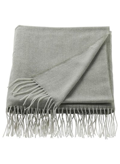 Buy Throw, Light Grey-Green, 120X160 Cm in Saudi Arabia