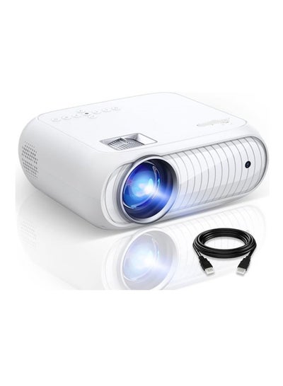 Buy Mini Projector,Phone Projector 2022 Upgraded Native 1080P with 8500 Lux,Multimedia Home Theater Movie Projector,Compatible with iOS/Android Phone/Tablet/Laptop/TV Stick/USB/PS4 in UAE