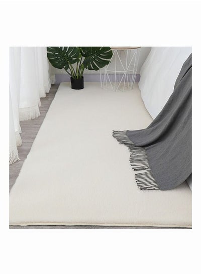 Buy Faux Rabbit Fur Rug, Super Soft Shaped Chair Couch Cover Sofa Blanket Carpets in UAE