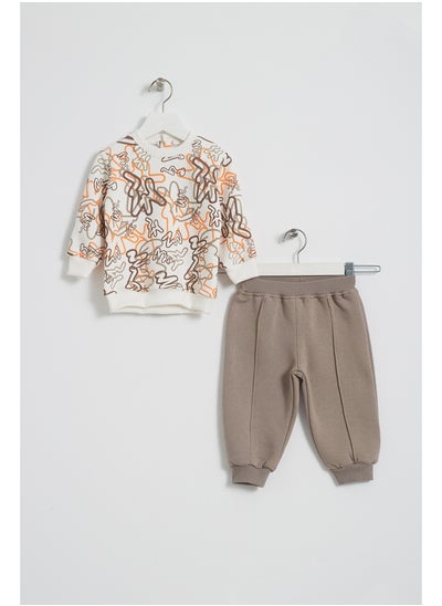 Buy Baby Boys Printed Cotton Set Pants and T-shirt in Egypt