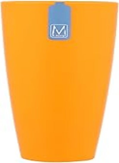 اشتري M-Design Lifestyle Large Plastic Cup, 420 ml - Orange في مصر