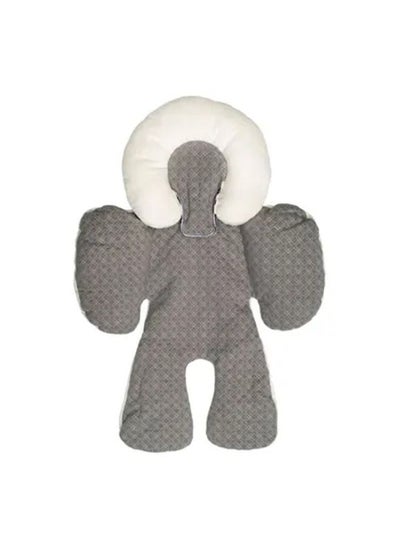 Buy Infant Car Seat Head Neck Body Support, Ultra-Soft Minky and Microfiber Newborn Car Seat Insert, Perfect for Car Seat, Stroller, 2-in-1 Reversible, for Boys and Girls, Gray in Saudi Arabia