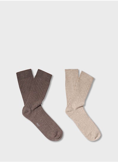 Buy 2 Pack Crew Socks in UAE