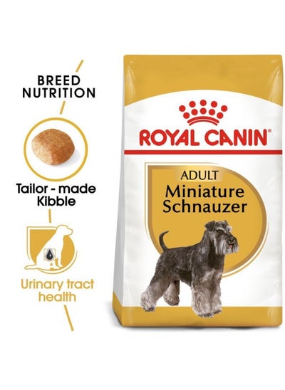 Buy Breed Health Nutrition Miniature Schnauzer Adult 3 KG in UAE