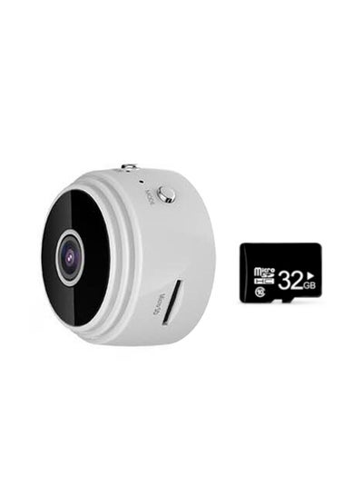 Buy Mini WIFI Camera Outdoor Portable Metal Cameras Light Weight Night-Vision 1080P Loop Recording Cam with Holder in Saudi Arabia