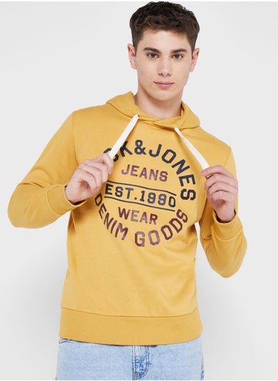 Buy Logo Crew Neck Hoodie in UAE