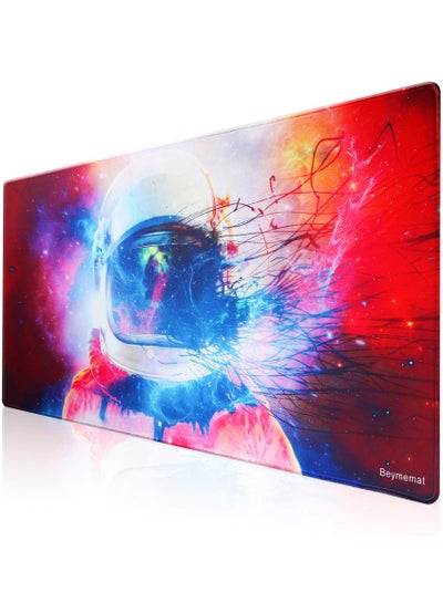Buy Gaming Mouse Pad Abstract Astronaut  - Extra large for Keyboard & Mouse - Size 70 X 30 CM in Egypt