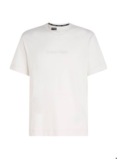 Buy Men's Gym T-Shirt, Cotton, Grey in Saudi Arabia