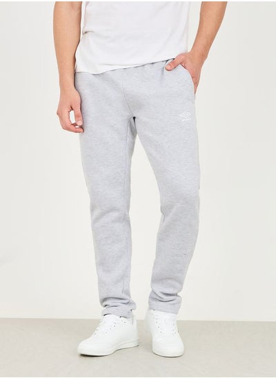 اشتري Logo Print Melange Fleece Joggers في السعودية