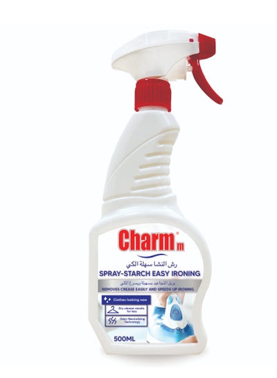 Buy Charmm Spray Starch Easy Ironing 500ML in UAE