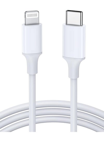 اشتري Apple iPhone Charger Cable 2M [MFi Certified] USB C to Lightning Cable Fast Charging Power Delivery PD 20W iPhone Cable for iPhone 14/14 Pro/14 Plus/14 Pro Max, iPad Pro, iPhone 8-13 All Series في الامارات